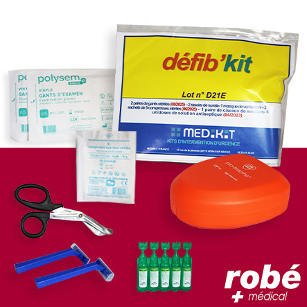 Kit d'intervention d'urgence : Réanimation avec Dea