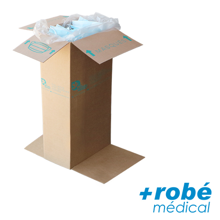 Box de recyclage pour masques - Offre Robé Médical sans abonnement