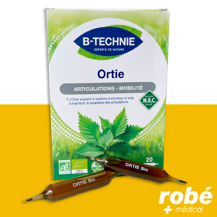 Ampoules à boire Bio Ortie Biotechnie - Boite de 20