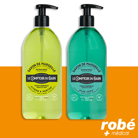 Savon de Marseille traditionnel liquide Le Comptoir du Bain - 1L