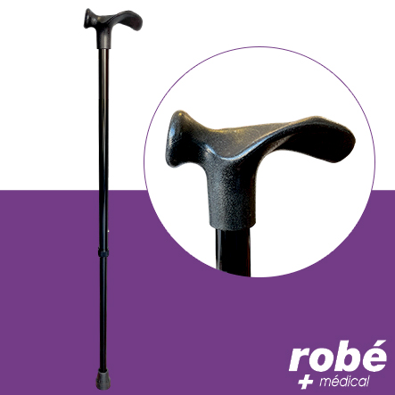 Canne médicale à hauteur variable - Poignée ergonomique