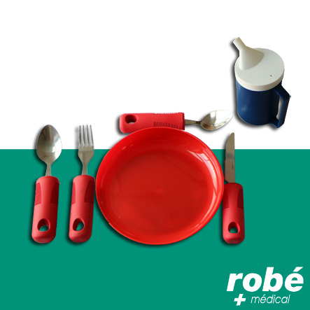 Set vaisselle ergonomique 6 pièces - Robemed