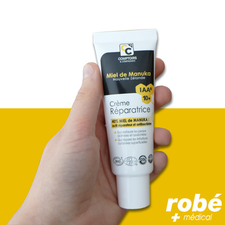 Crème réparatrice 40 % miel de Manuka bio, Comptoirs et Co - Tube de 40ml