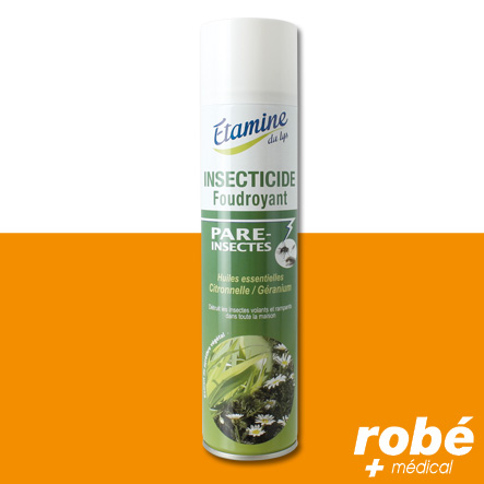 Insecticide foudroyant aux huiles essentielles de citronnelle et géranium - 400 ml