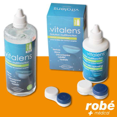 Solution pour lentilles de contact souples - 100ml et 400ml