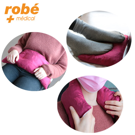 Coussin chauffant noyaux de cerise - Fabrication européenne