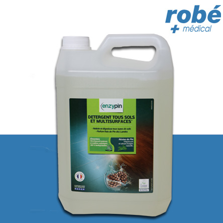 Détergent tous sols et multi-surfaces - Enzypin - Bidon de 5L
