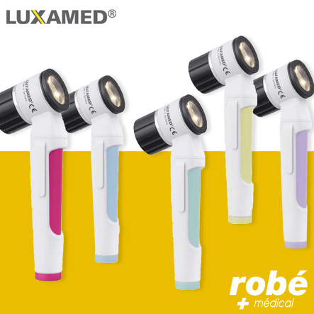 Dermatoscope MicroLed 2,5 V Luxamed - avec poignée colorée