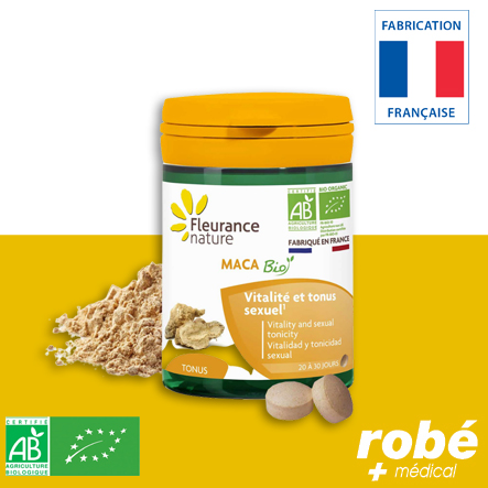 Maca Bio - Boîte de 60 comprimés 500mg - Fleurance Nature