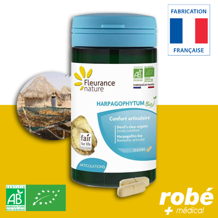 Harpagophytum Bio 800mg - Confort articulaire - Boîte de 60 comprimés - Fleurance Nature