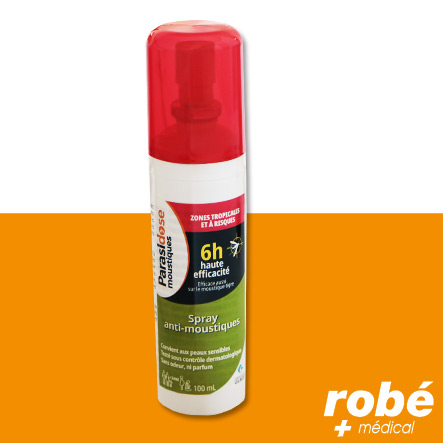Spray anti-moustique zones tropicales et à risques Parasidose - 100ml