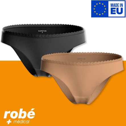 Culotte absorbante lavable pour femme Daily Ecopanty - taille basse - Fabrication européenne