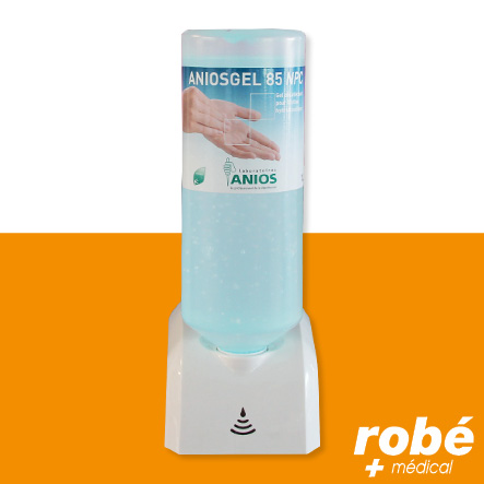 Distributeur Anios Airless 1 L avec détection automatique et fermeture sécurisée