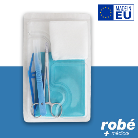 Set de biopsie stérile à usage unique et blister stérile