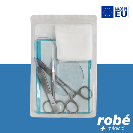 Set de suture stérile à usage unique Concept Plus avec 2 champs absorbants