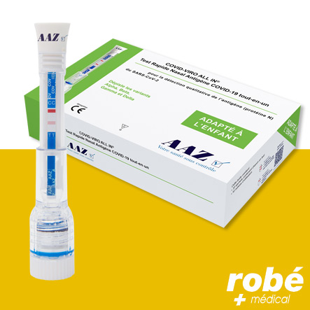 Test antigénique Rapide - Covid-Viro® All IN - Aaz - Boîte de 10