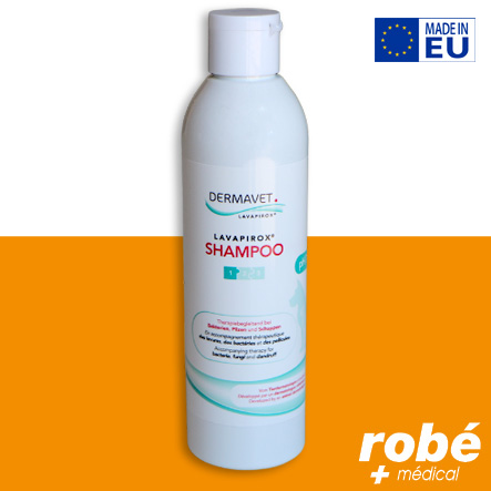 Shampoing pour animaux - Dermavet Lavapirox® - Traitement contre les démangeaisons - 250ml