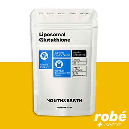 Glutathione Liposomal 150mg - Antioxydant et détoxifiant - 60 gélules