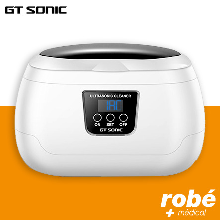 Mini bac à ultrasons GT Sonic - 600 ml - Fréquence ultrasonique 43 kHz