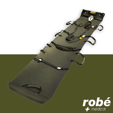 Brancard Foxtrot® Litter - Vert Armée - avec sac de transport - TacMed Solutions