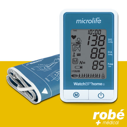 Tensiomètre bras électronique WatchBP Home S Microlife - Technologie AFIB