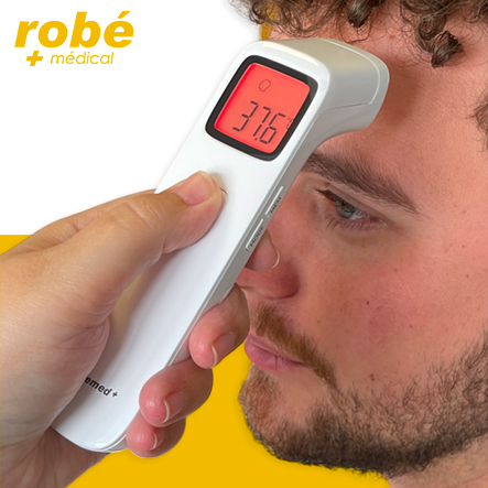 Thermomètre frontal infrarouge sans contact - Robemed