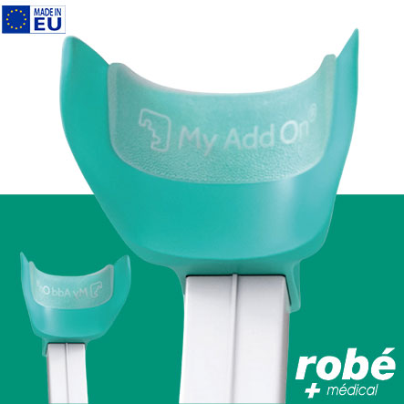 Protection avant-bras en gel pour béquilles et cannes anglaises - MyGelbow - My Add On®