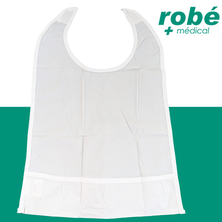 Bavoir imperméable en vinyle grande résistance - réutilisable