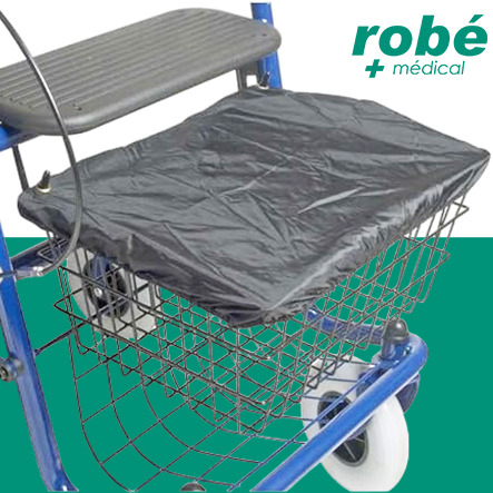 Couverture de protection pour panier et assise de déambulateur - Imperméabilité et hygiène - Sundo