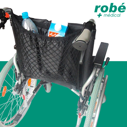 Filet à provisions avec doublure pour déambulateur et fauteuil roulant - Sundo