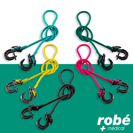Kit de 5 Elasdyn pour pouliethérapie - Résistances de 3 à 15kg