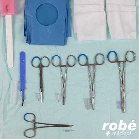 Set stérile complet pour circoncision à usage unique avec bistouri - 10 éléments