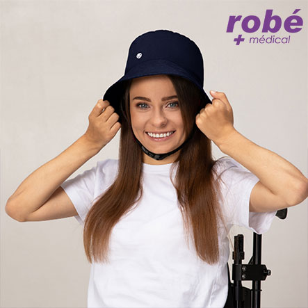 Bob de protection souple Ribcap - Modèle Billie - Bleu Navy