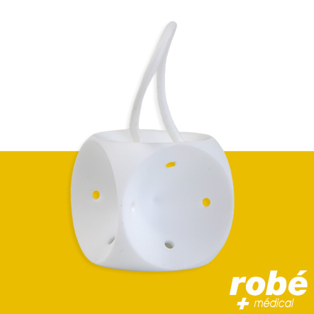 Pessaires gynécologiques en forme de cube perforé - De 25 à 56 mm - Silicone médical - Robemed