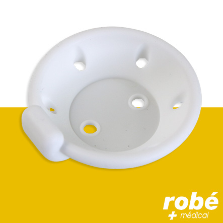 Pessaires gynécologiques en forme de Dish avec soutien - De 55 à 80 mm - Silicone médical - Robemed