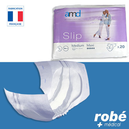Changes complets pour adultes - Maxi - Taille S (60 cm - 80 cm) - Paquet de 20 changes - Amd