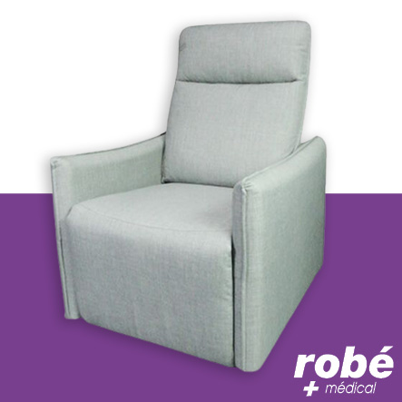 Fauteuil releveur électrique bimoteur tissu - Levée 136kg