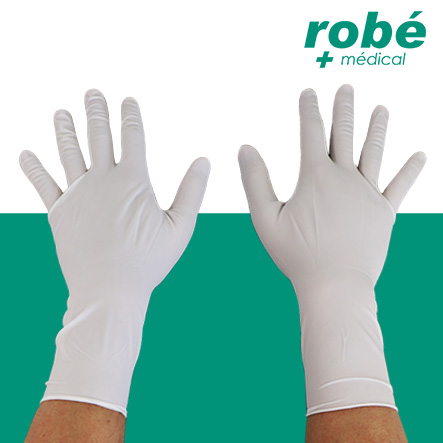 Gants de chirurgie sans latex, en Flexylon, stériles non poudrés - Boîte de 50 paires- Finessis