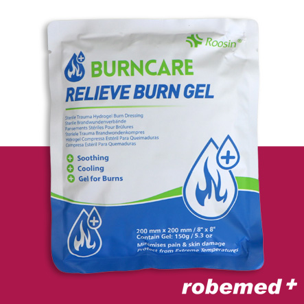 Pansement gel pour brûlures - 20 x 20cm - Lot de 6 - Burncare