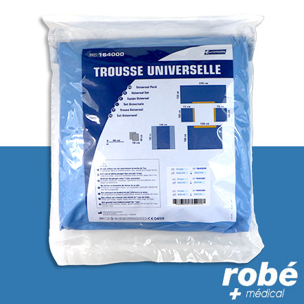 Trousse universelle d'intervention avec champs - 10 protections - Stériles