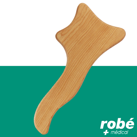 Gua Sha en bois - Forme de hache