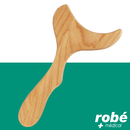 Gua Sha en bois - Forme de poisson