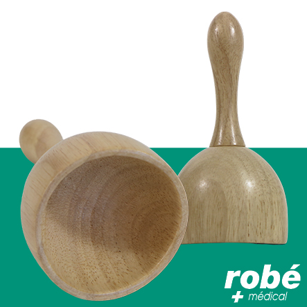 Tasse de massage en bois sans rouleau