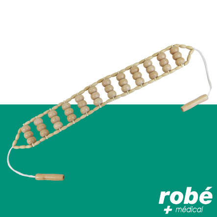 Rouleau de massage en bois de maderothérapie - Dos et corps