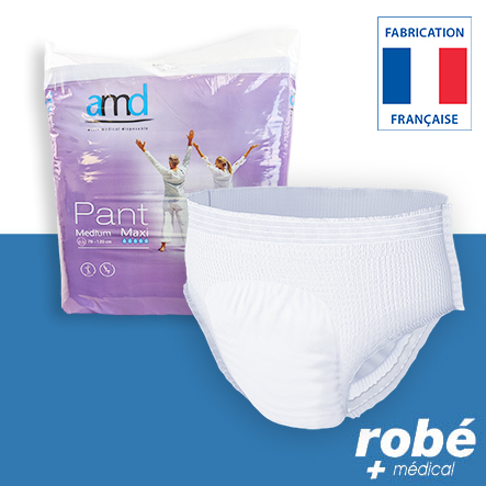 Slip absorbant Pant Maxi - Taille M (70 à 120 cm) - Paquet de 14 pants - Amd