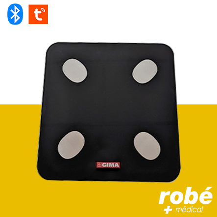 Balance impédancemètre Gimafit - Avec connexion bluetooth 5.0 - Portée 180kg