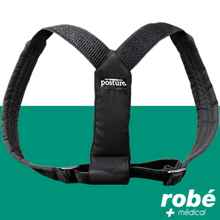Orthèse épaulière réglable pour la posture - Enfant - Swedish Posture - Noir