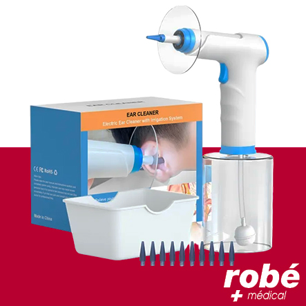 Nettoyeur auriculaire électrique avec système d'irrigation - Ear cleaner Inskam