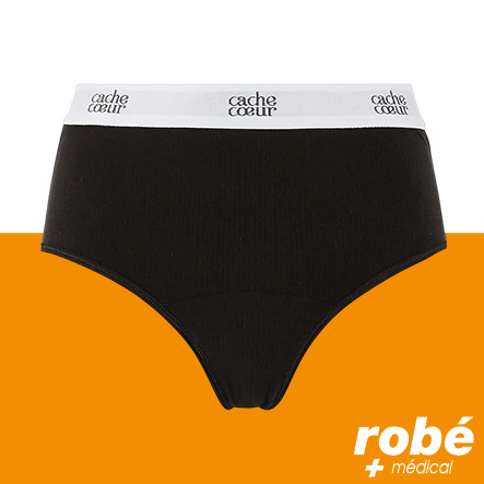 Culotte post-partum Bodyguard noire - Cache CUR