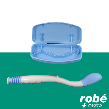 Nettoyeur intime compact Easywipe pliable avec bouton pressoir - Buckingham
